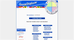 Desktop Screenshot of cruiseshipguide.com
